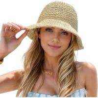 ราคา Floppy Big Beach หมวกฟางสําหรับผู้หญิงพับฤดูร้อนกว้าง Brim Packable Sun หมวกผู้หญิง Travel หมวกฟาง หมวกฟาง (47059708860)