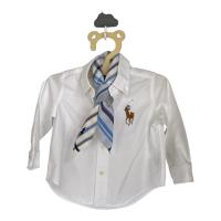 ราคา Polo Ralph Lauren เสื้อเชิ้ตโปโลเด็ก Size 18M ( ผ้าพันคอแยกขายค่า ) หล่อสุดค่าแม่ (27041578131)