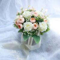 ราคา ลด30% รีบใช้/ส่งไว ช่อ white rose สไตล์เกาหลี ช่อบูเก้เจ้าสาวสำหรับถ่าย pre-wedding,รับตัวเจ้าสาว,โยนดอกไม้,ขอเเต่งงาน (22089720383)