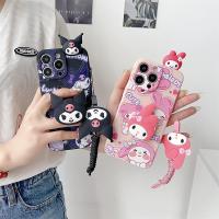 ราคา SAMSUNG KuromiปลอกSamsung Galaxy S6 S6 Edge S6 Edge Plus S7 S7 Edge S8 S8 Plusเคสโทรศัพท์การ์ตูนMelody Lanyardซิลิโคนกันกระแทกฝาครอบโทรศัพท์ (25890071247)
