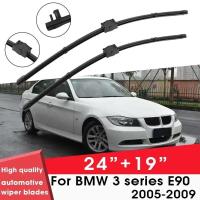 ราคา ใบปัดน้ําฝนรถยนต์สําหรับ BMW 3 series E90 2005-2009 24 " + 19 "กระจกกระจกทําความสะอาด Naturl ยางรถยนต์ Wipers อุปกรณ์เสริม (49409381019)