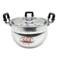 ราคา หม้ออลูมิเนียม หม้อข้าว หม้อแกง หม้อ2หู (แท้) เบอร์18 ตราจระเข้ (57107933839)