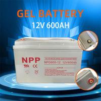 ราคา NPP Solar Battery 12V 600Ah แบตเตอรี่ GEL Deep Cycle เกรด A เทคโนโลยีเยอรมัน ของแท้ 100% (52602292120)