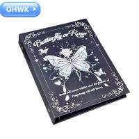 ราคา OHWK Photocard Collection Booklet, Butterfly Design ขนาด 3 นิ้ว A5 Photocard Holder คอนเสิร์ต (43580729324)