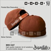 ราคา ผู้ใหญ่ Miki หมวกหมวก Miki หมวกหมวก BISMILLAH หรือ CUSTOM IMAGE Kopiah Peci UAS WHOLESALE และ RETAIL (22725068644)
