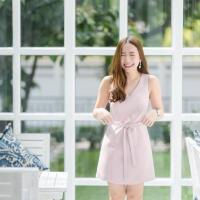 ราคา Dress ladyjane สี pink (1914712458)