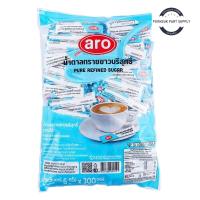 ราคา aro pure refined sugar เอโร่ น้ำตาลทรายขาวบริสุทธิ์แบบซอง 6g x 300ซอง น้ำตาลทราย น้ำตาลทรายแบบซอง น้ำตาลแบบซอง น้ำตาลซอง (27729750027)