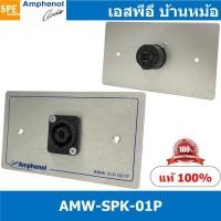 ราคา [ 1ชุด ] AMW-SPK-01P ชุดเพลทแอมฟีนอล Amphenol Audio Outlet Panel with Speakon 1 Port เพลทแอมฟินอล สเป็คคอน คอนเน็คเตอ... (47257835420)