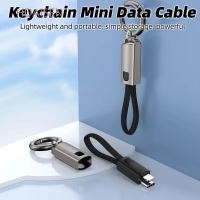 ราคา HDAISEN Type C TO Type C พวงกุญแจสาย, พวงกุญแจเชือกเส้นเล็กออกแบบพวงกุญแจสั้นสาย USB, พวงกุญแจ TPE แบบพกพามินิมินิพวงกุญแจสายชาร์จอุปกรณ์เสริมโทรศัพท์ (44280400711)