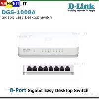 ราคา สวิซฮับ D-Link รุ่น DGS-1008A 8-Port Gigabit Easy Desktop Switch 10/100/1000 (14856566271)