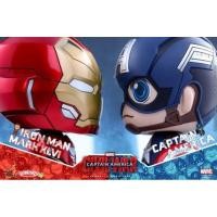 ราคา แท้❇️ Hot toys Cosbaby (กล่องเดี่ยว แรร์ๆ หายาก) "Captain America & Iron Man Mark 46" Civil War (29963026280)