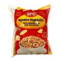 ราคา หมูหยอง (หมูผสมไก่) น้ำหนัก 400 กรัม ตราเอโร่ (53459864237)