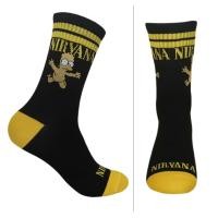ราคา Oldschool Socks - Skate Socks - Nivana B28 Band Motif - 4LAYER YARN (26085596231)