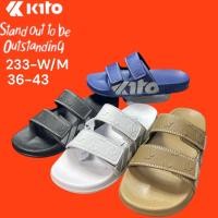 ราคา รองเท้าแตะสวมKitoรุ่น233w/M,มี4สีน้ำเงิน/ดำ/ขาว/เบจเบาและนุ่ม (57807495605)