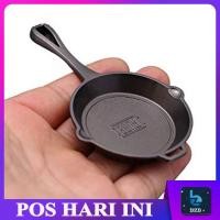 ราคา PUBG Unknowns Battleground Anti Rust Mini Props กระทะอาวุธโลหะผสมพวงกุญแจโลหะ Permainantai Kunci 平底 keyring (49958498287)
