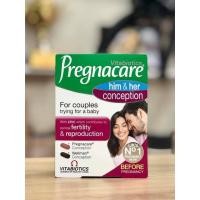 ราคา Vitabiotics Pregnacare Him & Her Conception วิตามินช่วยเพิ่มโอกาสในการตั้งครรภ์ (2065897382)