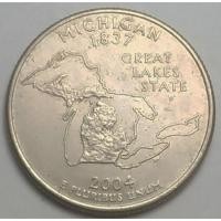 ราคา สหรัฐอเมริกา (USA), ปี 2004, 25 Cents รัฐมิชิแกน (Michigan), ชุด 50 รัฐของประเทศสหรัฐอเมริกา (5272077603)