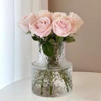 ราคา พร้อมส่งในไทย แจกันใส ใบใหญ่ ลายไม้สุดสวย เรียบยหรู ตกแต่งดอกไม้สวยงาม (24263482397)
