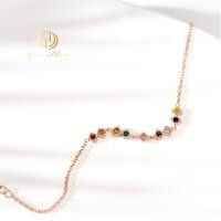 ราคา สายมูต้องมี! [ราคาพิเศษทุกวง!] 1D Jewellery สร้อยข้อมือเงินแท้ 925 ชุบโรเดียม แหวนนพเก้า (Nine Luck (49908274508)