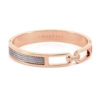 ราคา Charriol กำไล 04-102-1285-0 Bangle - Forever - Steel Pink PVD - Buzio - Steel Cable 1.5mm (49709724909)