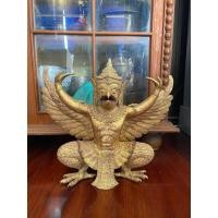 ราคา พญาครุฑ เนื้อโลหะ ครุฑโบราณ ครุฑทองเหลือง ปิดทอง (26627785540)