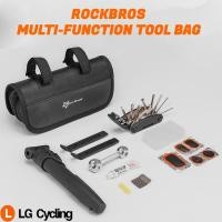 ราคา Rockbros Deluxe Repair Kit กระเป๋าเครื่องมือ Tyre ซ่อมชุดเครื่องมือกระเป๋า Multi-Function จักรยานกลางแจ้งขี่จักรยานกระเป๋าเครื่องมือ (23543407607)