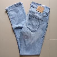 ราคา HOLLISTER Jeans ผู้ชายSZ.30 เอววัดจริง 30 นิ้ว กางเกงยีนส์ผู้ชายมือสอง สีบลูยีนส์ ฟอกตามรูปค่า ทรงกระบอก (42309517867)