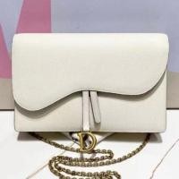 ราคา 100%genuine/Dior/Saddle shoulder bag/messenger bag/handbag/saddle bag (23679521931)