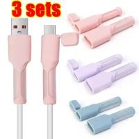 ราคา 2 in 1 Data Cable Protector Cover Universal Android Cable Silicone Wrap Anti-Break Mobile Phone Cord Saver (26582860028)