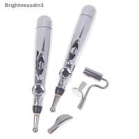ราคา [Brightnessdin] 2/5 หัวไฟฟ้าฝังเข็มปากกาจุดฝังเข็มปากกานวด Meridian Energy ปากกานวดบรรเทาอาการปวดปากกานวด Bq (41076317513)
