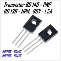 ราคา ทรานซิสเตอร์ BD140 PNP BD139 NPN TO-126, 1.5A 80V BD 140 BD 139 TR (27031070315)