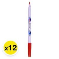 ราคา ปากกาเมจิก สีแดง รุ่นH-110 แพ็ค12ด้าม ปากกาแดง ปากกา ตราม้า (24691397211)