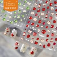 ราคา [เหมียว.เซเซย์] โทโมนี เยลลี่ สติ๊กเกอร์แต่งเล็บร้อนขายขนาดเล็กสดสติ๊กเกอร์ติดเล็บแสงหรูหราสไตล์สีแดงแอปเปิ้ลสติ๊กเกอร์วัสดุเคร (56503406449)