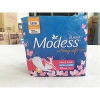 ราคา ผ้าอนามัย Modess โมเดส Heavy Flow สีน้ำเงิน มีดอกไม้ 20 ชิ้น กลางวัน 23 Cm ไม่มีปีก (6081864938)