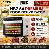 ราคา เครื่องอบแห้งอาหาร NBZ 6A ถาดอบแห้งผลไม้และเนื้อสัตว์ เครื่องอบลมร้อนสําหรับทําผลไม้อบแห้งและอาหารแห้ง (50010312340)