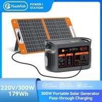 ราคา (ใช้ขณะชาร์จ) Flashfish 300W 600W Power box แค้มป์ปิ้ง Portable Power Station สำรองไฟ Camping Solar UPS Power Supply (19567099519)