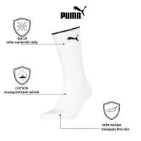 ราคา Puma ถุงเท้ากีฬาคอปกสูงสําหรับผู้ชายและผู้หญิง Unisex Puma U Sock 1P (54108550846)