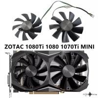ราคา พัดลมการ์ดจอ ZOTAC 1080Ti 1080 1070Ti MINI graphics card cooling fan GA92S2H/GAA8S2U (24509193424)