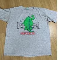 ราคา เสื้อยืดมือสอง วินเทจ 90s ผ้าบาง สีเทา (22479248536)