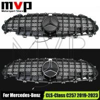 ราคา GTR Style Grid Bumper Grille With Car Front Grilled Illuminated Star Emblem Logo For Mercedes Benz (50002533421)