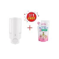 ราคา ที่กดสบู่ 1 ช่อง (SD-818A) ขาว ผลิตจากพลาสติก ABS เกรด A +โฟมล้างมือ Refill+สติ๊กเกอร์ (4933029610)