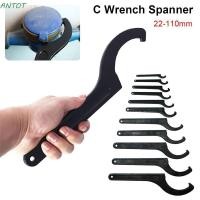 ราคา ANTOT 1 ชิ้นเกลียว Spanner เครื่องมือ,เหล็ก Pre โหลด Hook Coil ประแจ, 22-110 มิลลิเมตร Universal C Spanner รถจักรยานยนต์จักรยานโช้คอัพ Shock (45510003101)