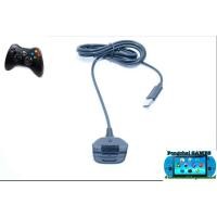 ราคา XBOX360สายต่อจอยไวเลส xbox 360 ใช้กับเครื่อง xbox360 ไม่ต้องใส่ถ่านก็เล่นได้ (5059010450)