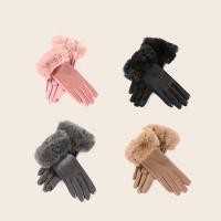 ราคา ถุงมือผู้หญิงบุขนกันหนาวขนเฟอร์ข้อมือ‼️ทัชสกรีนได้‼️ (29513463042)