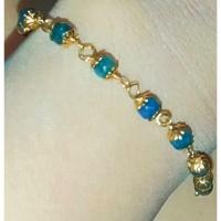 ราคา ทองแท้+ไพลิน.ธรรมชาติ แท้ ทอง 9 เค แท้ๆ ..ทั้งเส้น (12482595329)