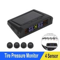 ราคา Solar TPMS Car Tire Pressure Monitoring System With 4 Sensors Digital LCD Display Tyre Temperature (52956317987)