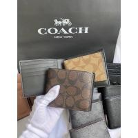 ราคา กระเป๋าสตางค์ชาย แบบมีไส้ COACH CA001 3 IN 1 WALLET COACH Compact (20926395133)