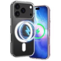 ราคา [SG] Case iPhone 17 17e 16e 15 Pro Max Air Plus - Crystal Clear Hybrid Magnetic ShockProof Cover Casing Screen Protector (40117896339)