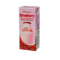 ราคา บิงเกรนมคืนรูปปรุงแต่งรสสตรอเบอร์รี่ 200ซีซี Binggrae Strawberry Flavored Milk Drink 200cc. [8801104940023 ] (50209730874)