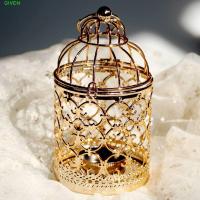 ราคา GIVEN เชิงเทียนกรงนก, ตกแต่งประณีตโคมไฟนก Tealight, หรูหราเหล็ก Art กรงนกรูปร่างโลหะเชิงเทียนตาราง Centerpiece (47952855273)